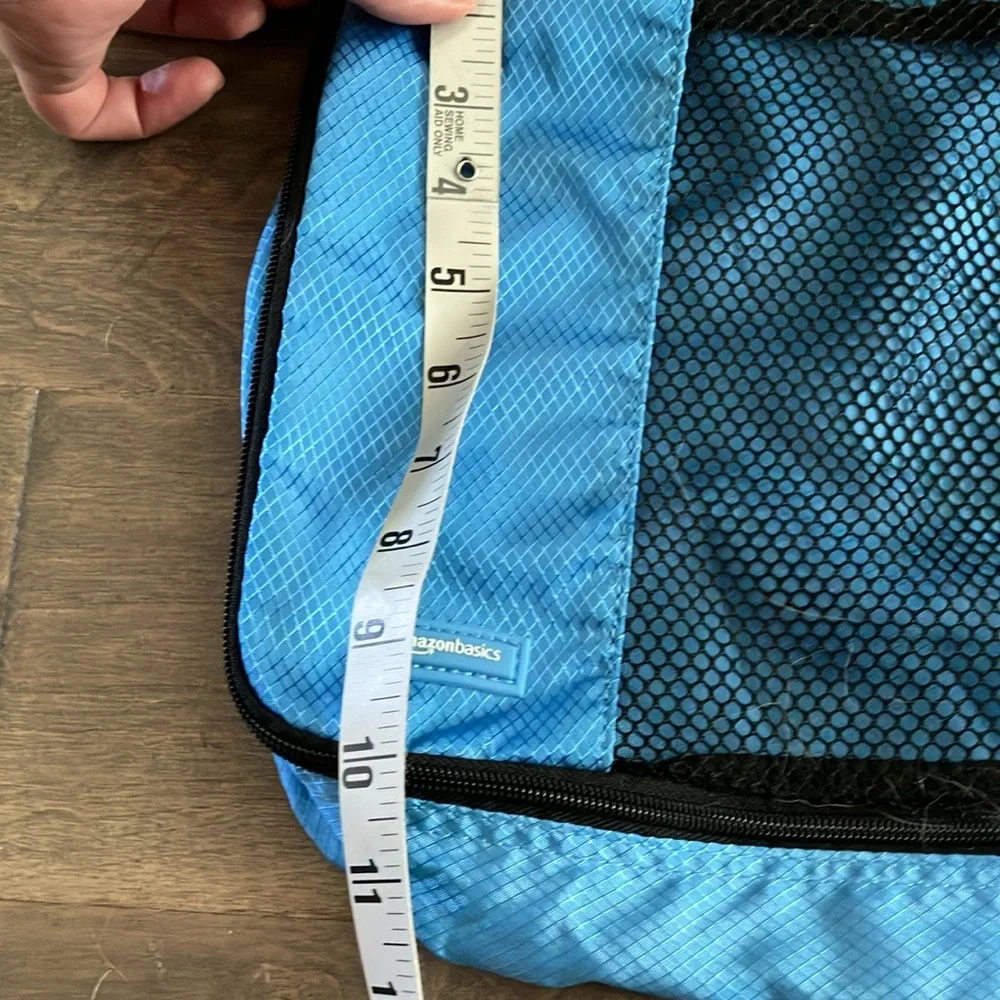 Packing cube Amazon Basics Blue black Zippered